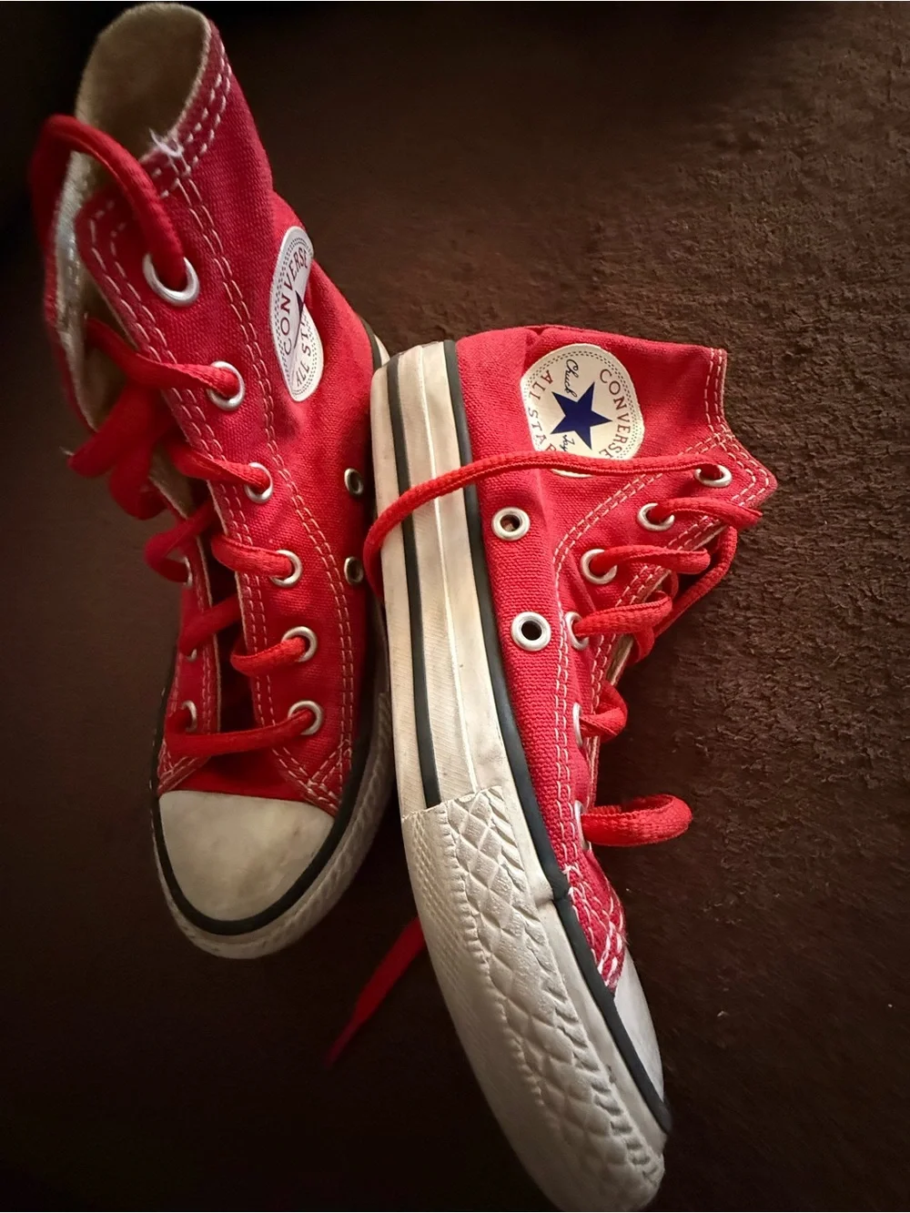 Converse Kids Red Chuck Taylor All Star Low Top Sneakers